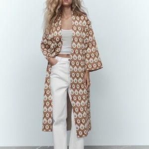Zara-special edition jacquard coat